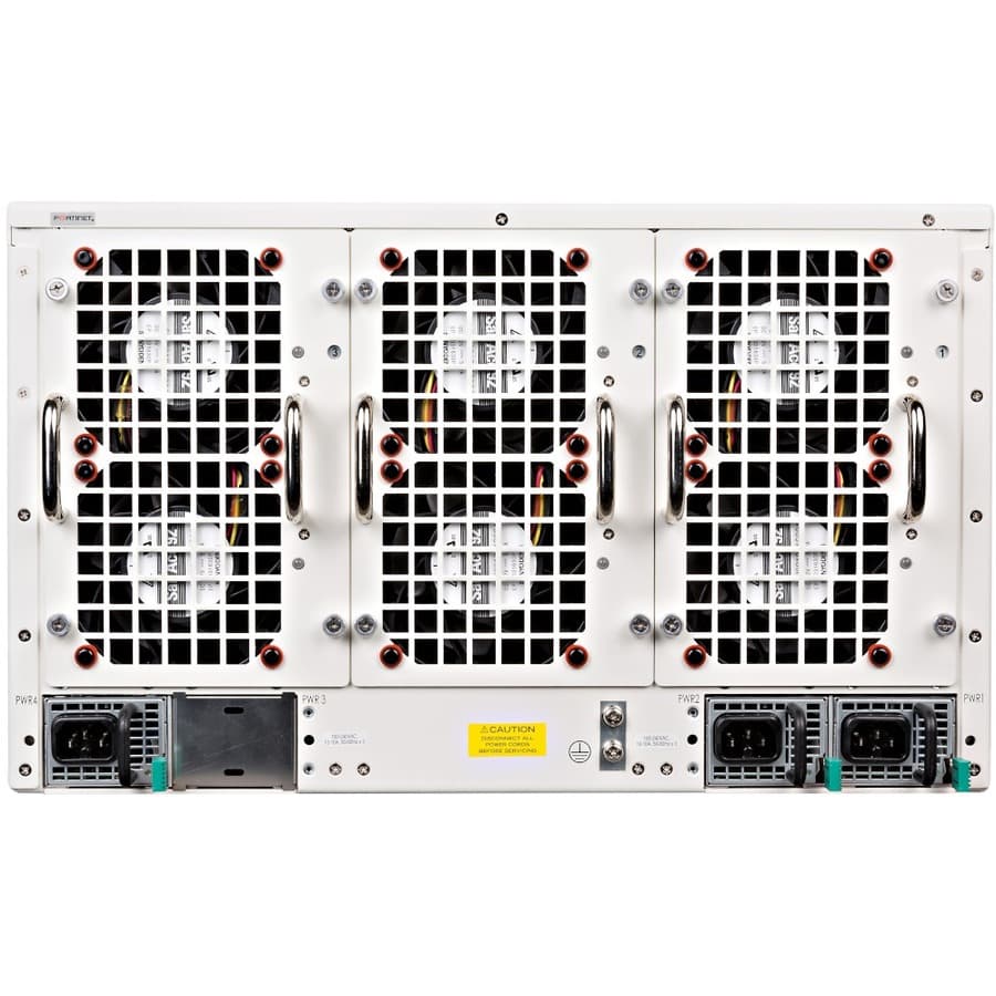 Fortinet FortiGate 7040E 9 6U modular firewall chassis with redundant power supplies