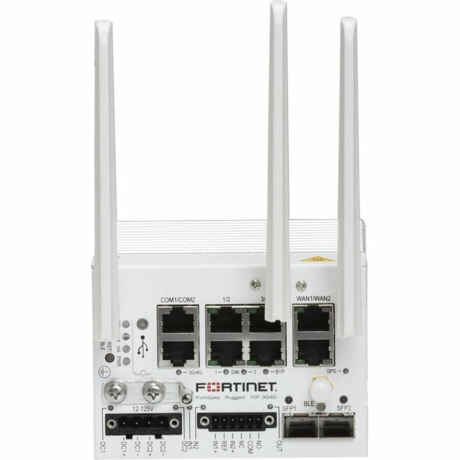Fortinet FortiGate Rugged 70F 3G/4G firewall bundle for remote site security