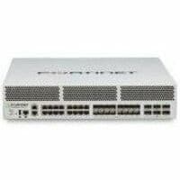 Fortinet FortiGate 3000F DC enterprise firewall with 100GE, SFP+/SFP28, and 10GBase-T ports