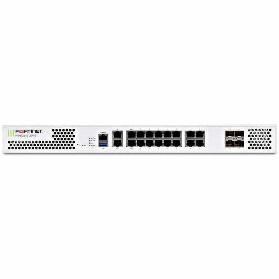 Fortinet FortiGate-201E firewall hardware bundle with 1 year FortiCare Premium and FortiGuard Enterprise