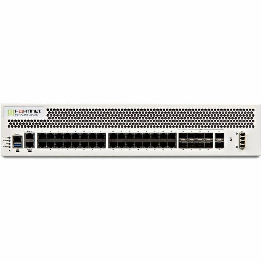 Fortinet FortiGate 2500E EP 1YR enterprise firewall hardware bundle with support and protection