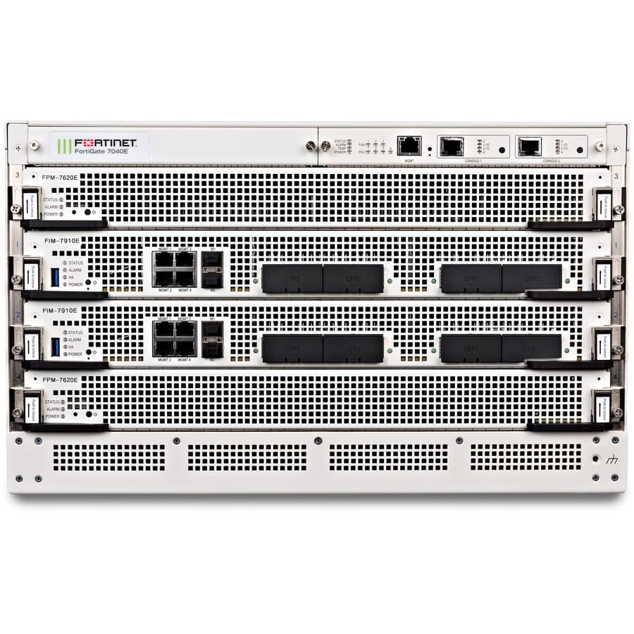 Fortinet FortiGate 7040E hardware bundle with 3-year FortiCare Premium and FortiGuard Enterprise Protection