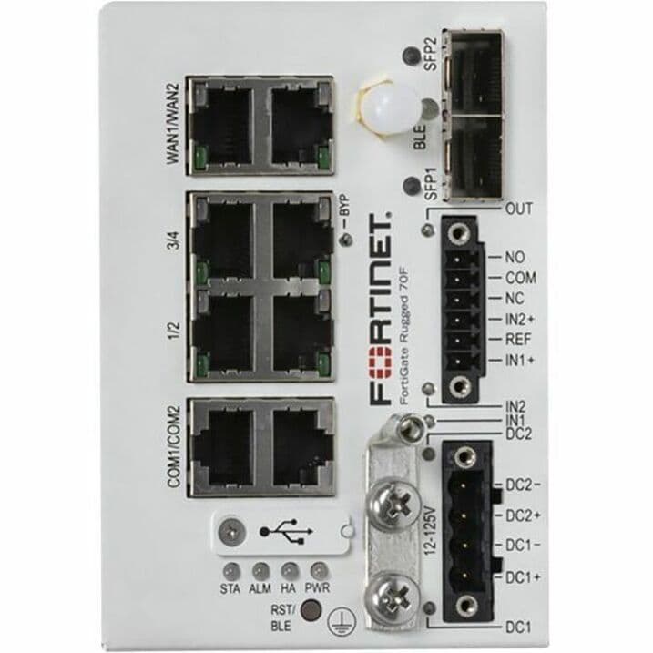 Fortinet FortiGate Rugged 70F firewall bundle with 5-year FortiCare Premium and FortiGuard Enterprise Protection