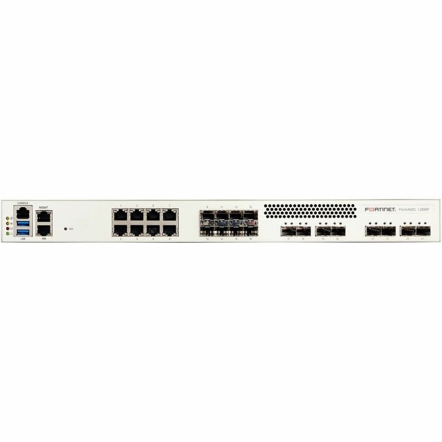 Fortinet FortiADC 1200F DC application delivery appliance with 5-year premium support bundle
