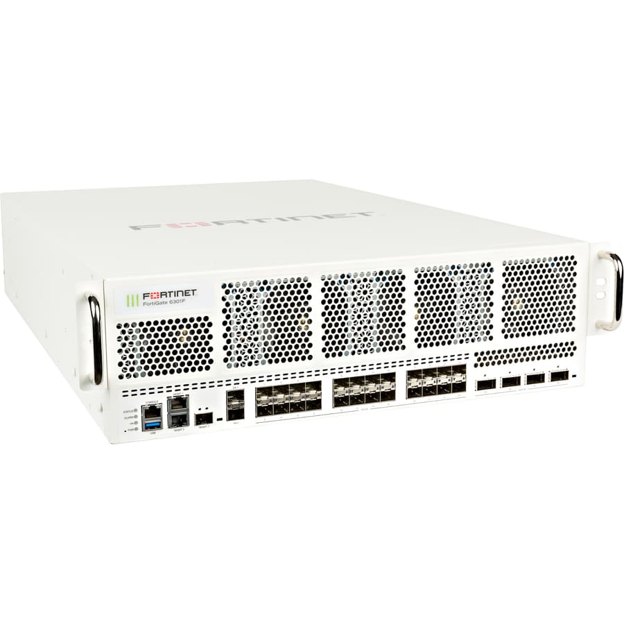 FORTINET MID & HIGH END APPLIANCES FORTIGATE-6301F 4X100/40GE QSFP28 SLOTS 24 X 25/10GE SFP+ view 3