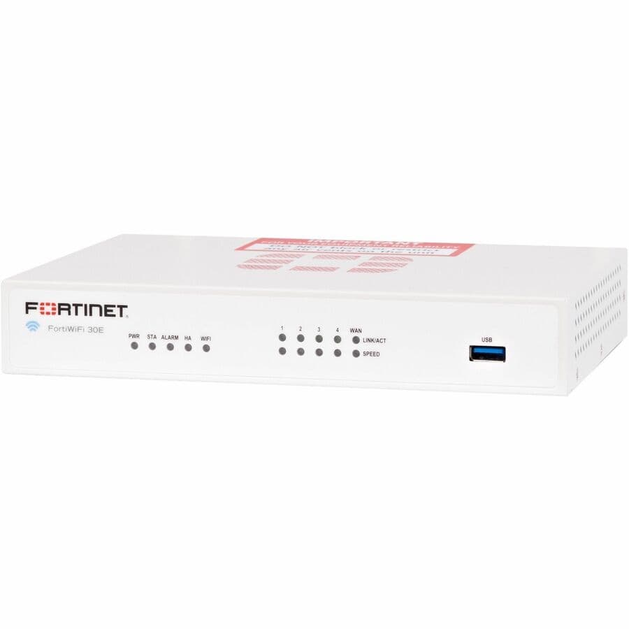 Fortinet FortiWiFi-30E Plus security appliance with 3-year threat protection bundle