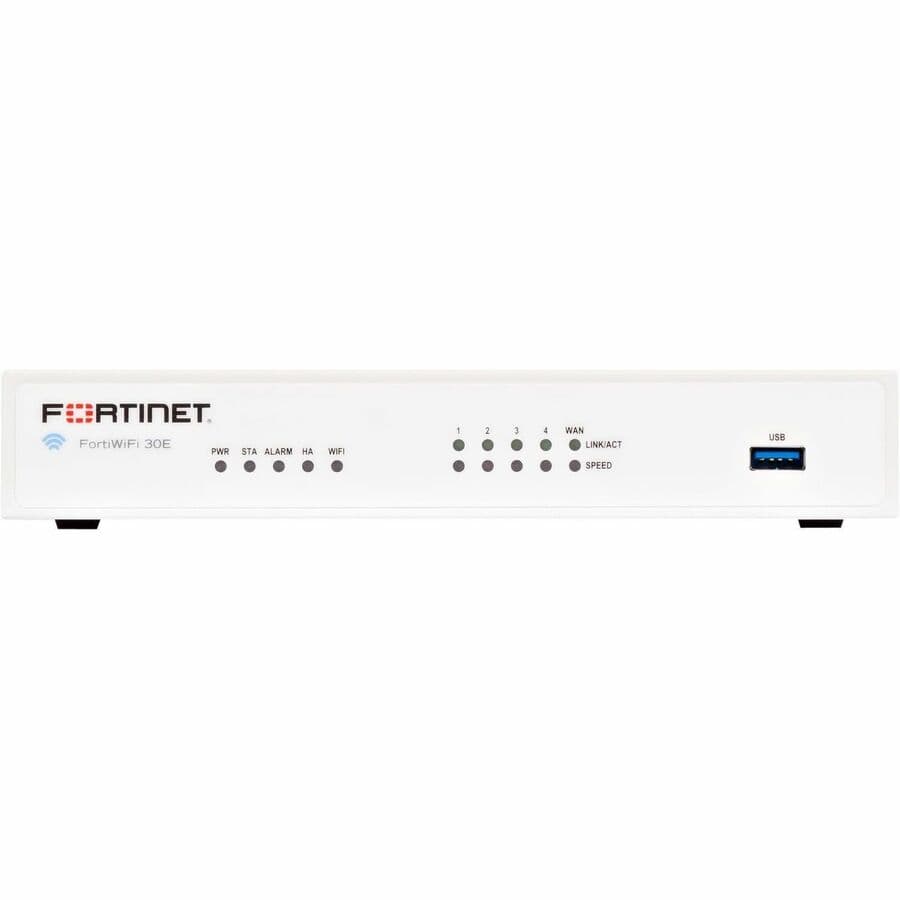 Fortinet FortiWiFi-30E Plus 1-year CSPP support bundle for small office firewall deployments