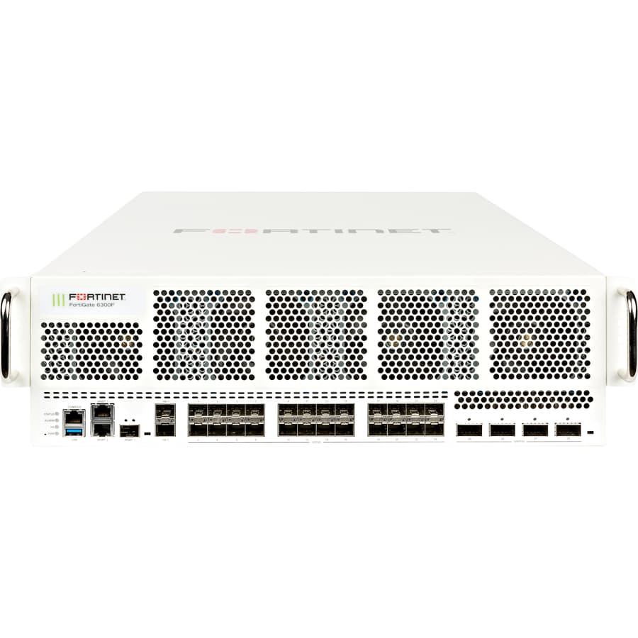 Fortinet FortiGate 6300F hardware bundle with 5-year FortiCare Premium and FortiGuard Enterprise