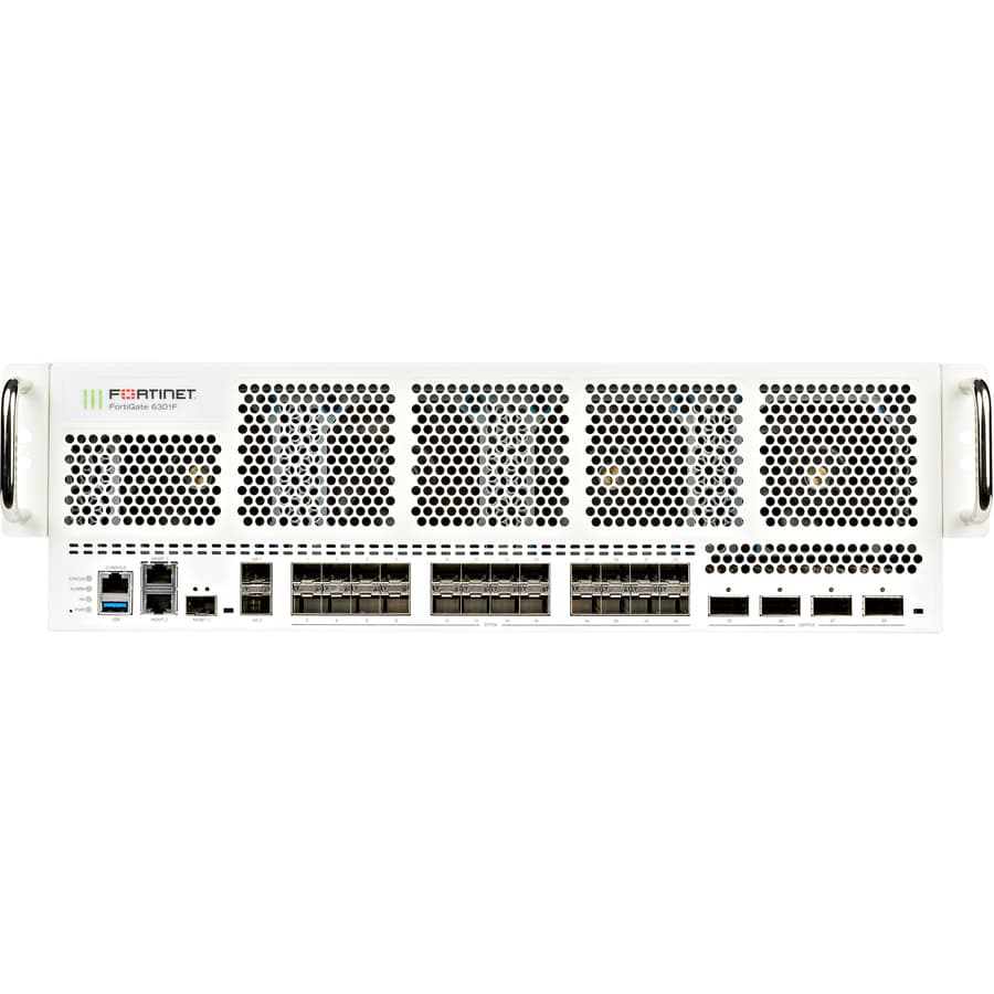 FORTINET MID & HIGH END APPLIANCES FORTIGATE-6301F 4X100/40GE QSFP28 SLOTS 24 X 25/10GE SFP+ view 4
