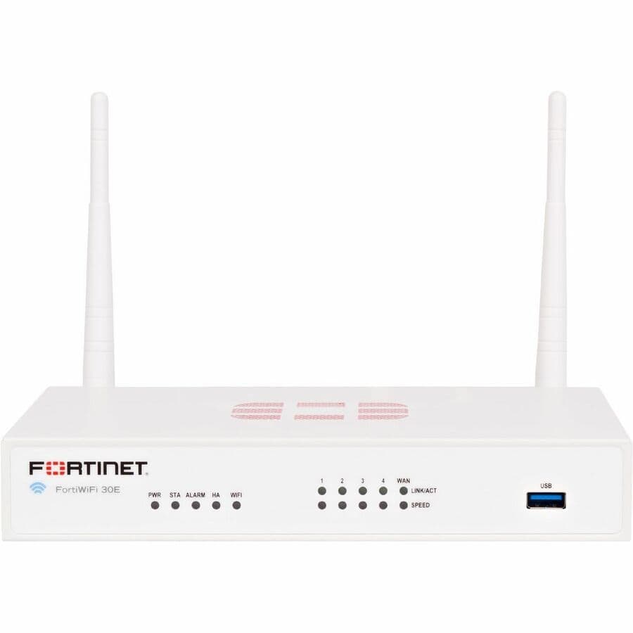 Fortinet FortiWiFi-30E Plus 1-year CSPP support bundle for small office firewall deployments