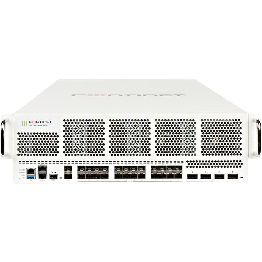 Fortinet FortiGate 6500F hardware bundle with 5-year FortiCare Premium and FortiGuard Enterprise