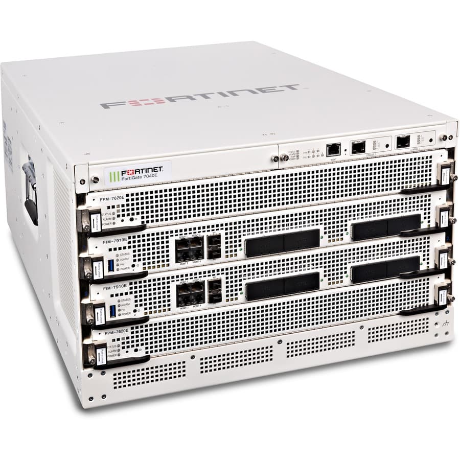 Fortinet FortiGate 7040E 8 DC EP 3YR firewall bundle with hardware and 3-year support