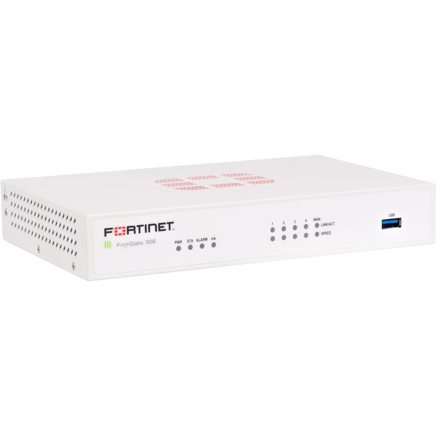Fortinet FortiGate 30E 5-port Gigabit Ethernet desktop firewall
