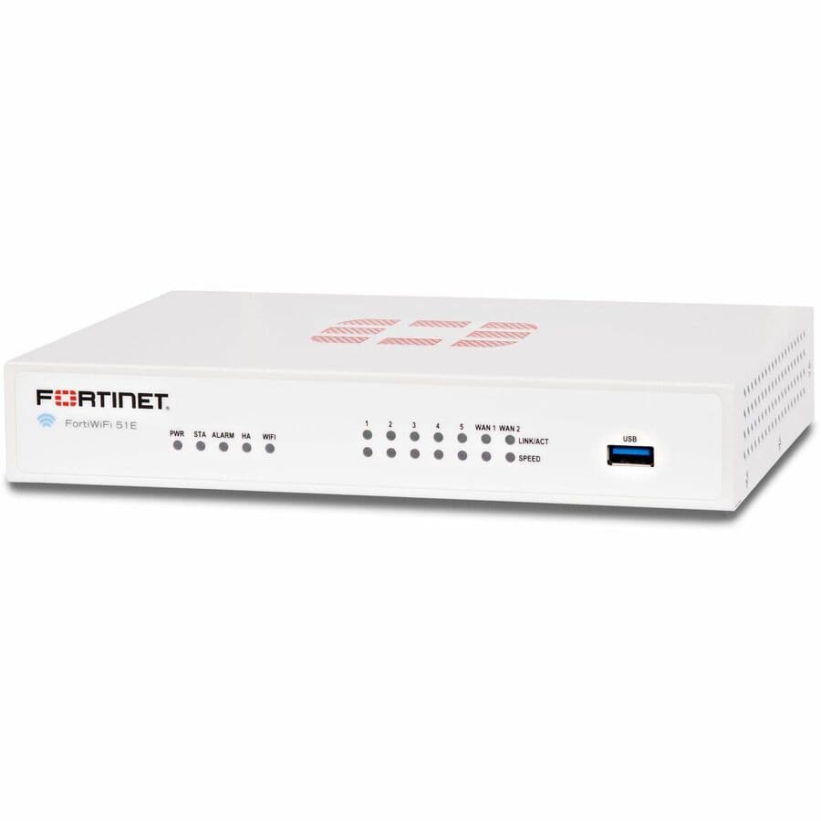 Fortinet FortiWiFi 51E 1-year FortiCare Premium support bundle for branch firewall protection