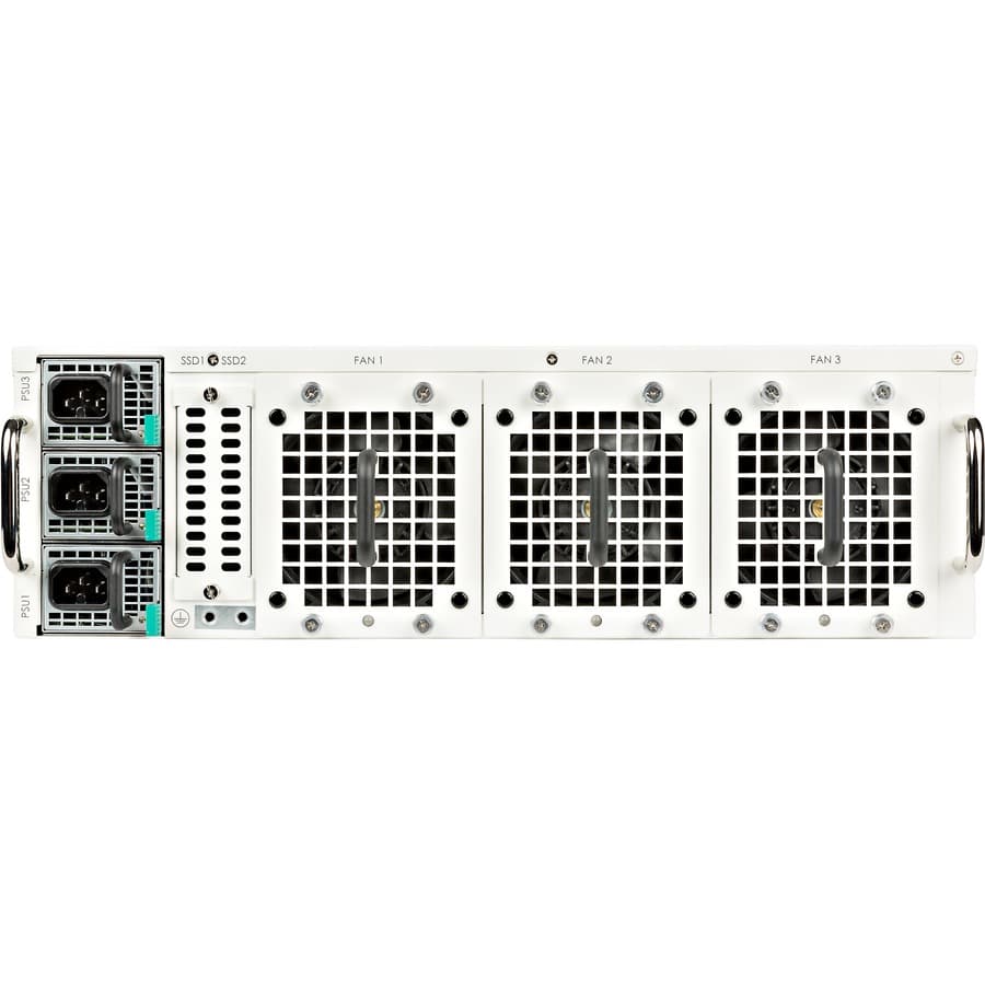 Fortinet FortiGate 6501F-DC chassis firewall with 40/100GE QSFP28 and 1/10/25GE SFP28 slots