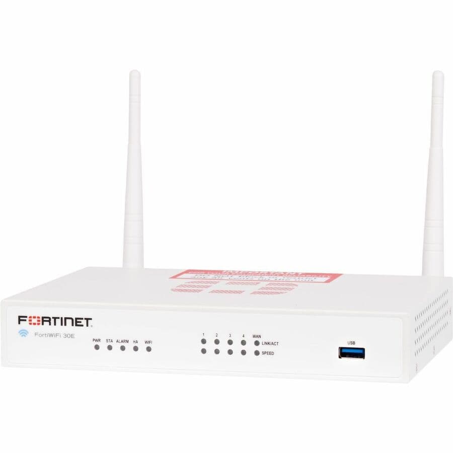 Fortinet FortiWiFi-30E Plus 1-year CSPP support bundle for small office firewall deployments