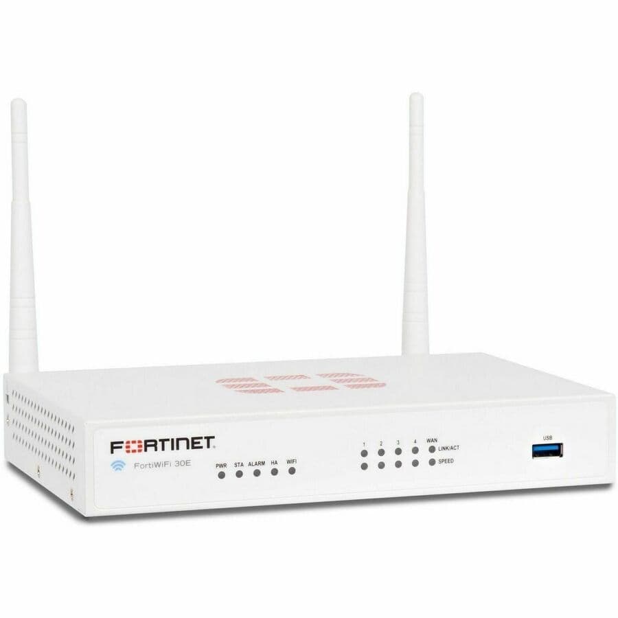 Fortinet FortiWiFi-30E Plus security appliance with 3-year UTP bundle