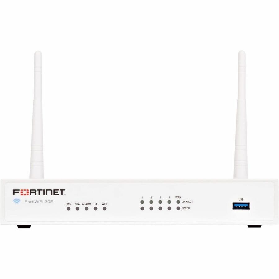 Fortinet FortiWiFi-30E Plus 1-year CSPP support bundle for small office firewall deployments