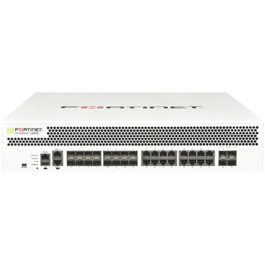 Fortinet FG-1200D Firewall Appliance | SFP+ Ports, Enterprise Security
