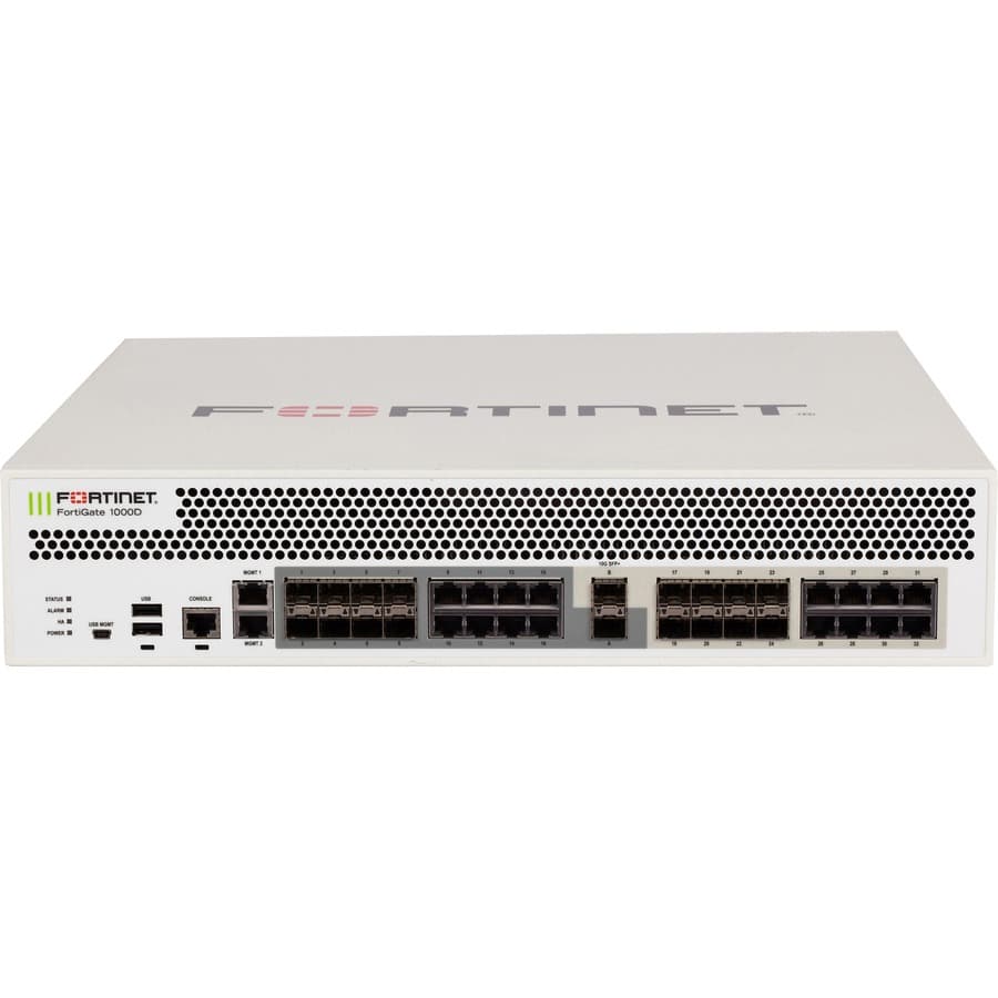 Fortinet FG-1000D Next-Gen Firewall | Enterprise Security Appliance
