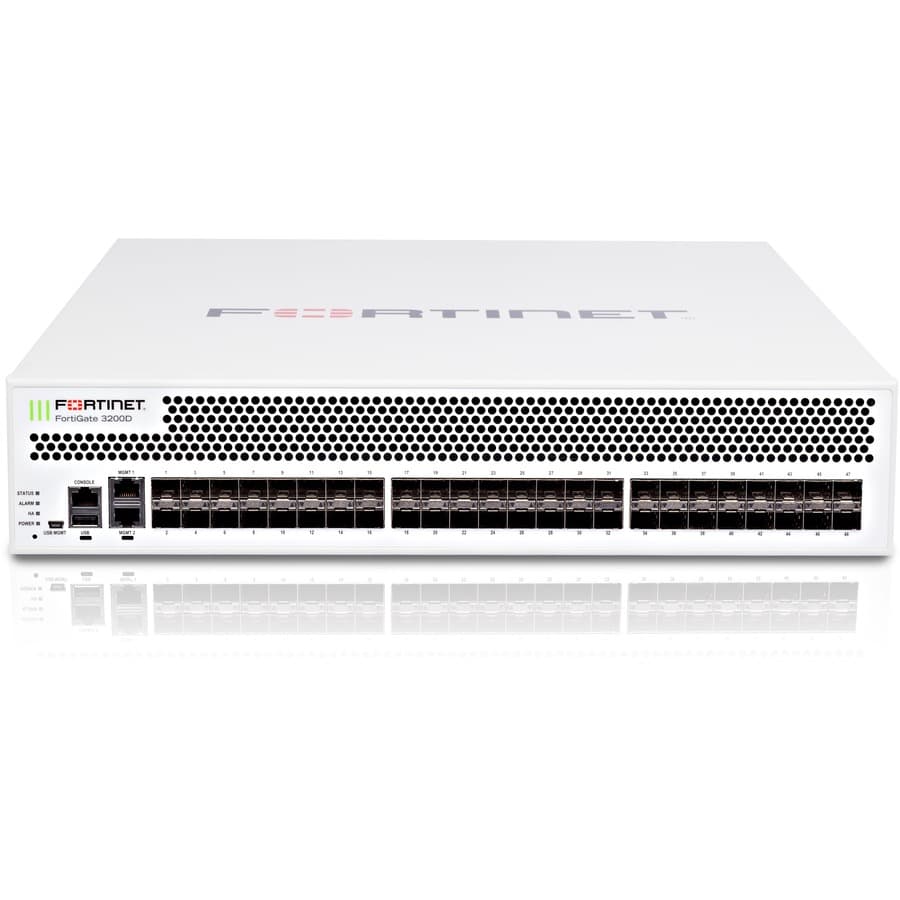 Fortinet FG-3200D 48 x 10GE SFP+ Firewall | 2U Enterprise Security