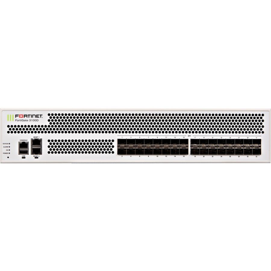 Fortinet FG-3100D Next-Gen Firewall, 10 GbE, 2U Rack Mount | Enterprise