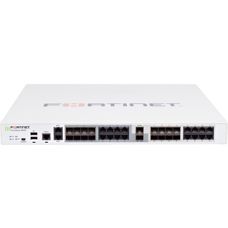 Fortinet FortiGate-900D-LENC 16-Port 10 GbE Firewall | Enterprise 1U