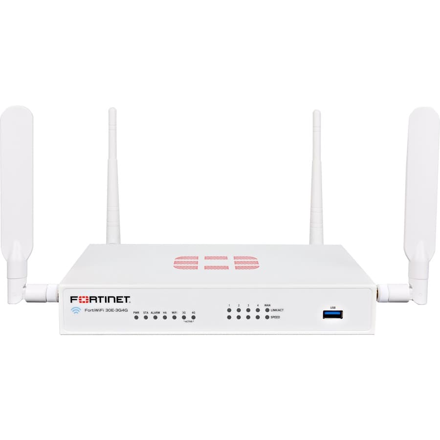 Fortinet FWF-30E-3G4G-NAM 5x GE RJ45, 3G/4G/LTE | UTM, Wireless WAN