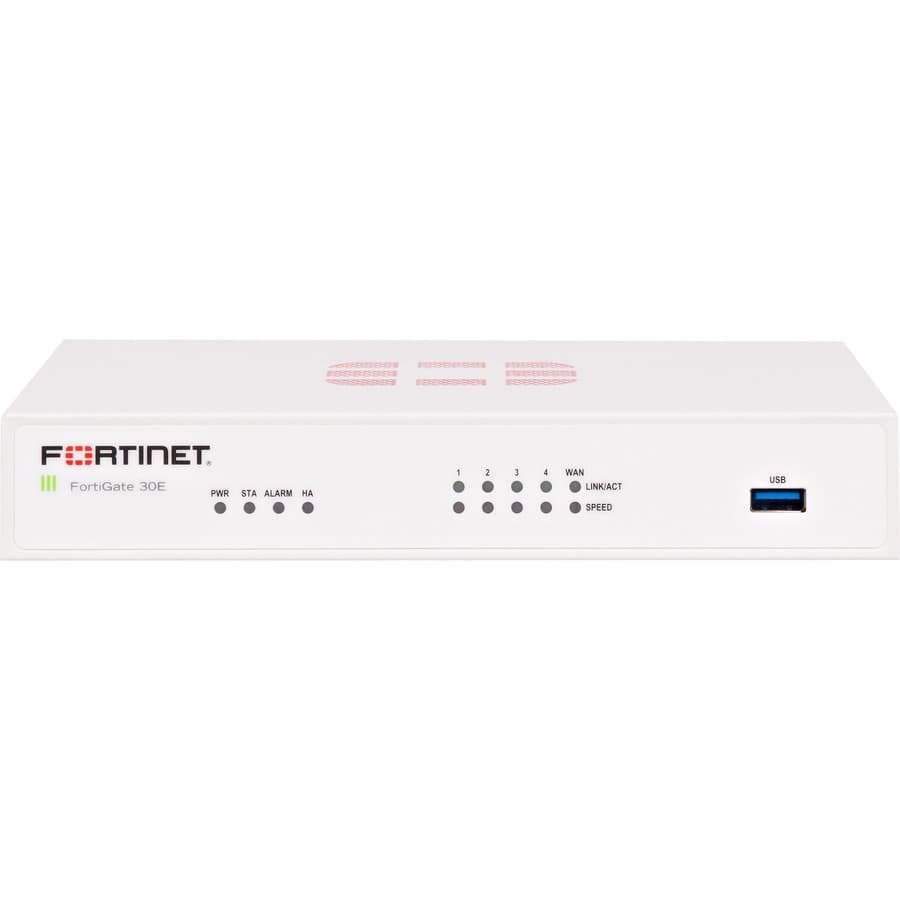 Fortinet FortiGate 30E FG-30E-USG 5-Port GE Firewall | Desktop UTM