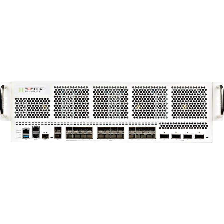 Fortinet FortiGate 6300F FG-6300F 3RU Firewall | Enterprise, QSFP28