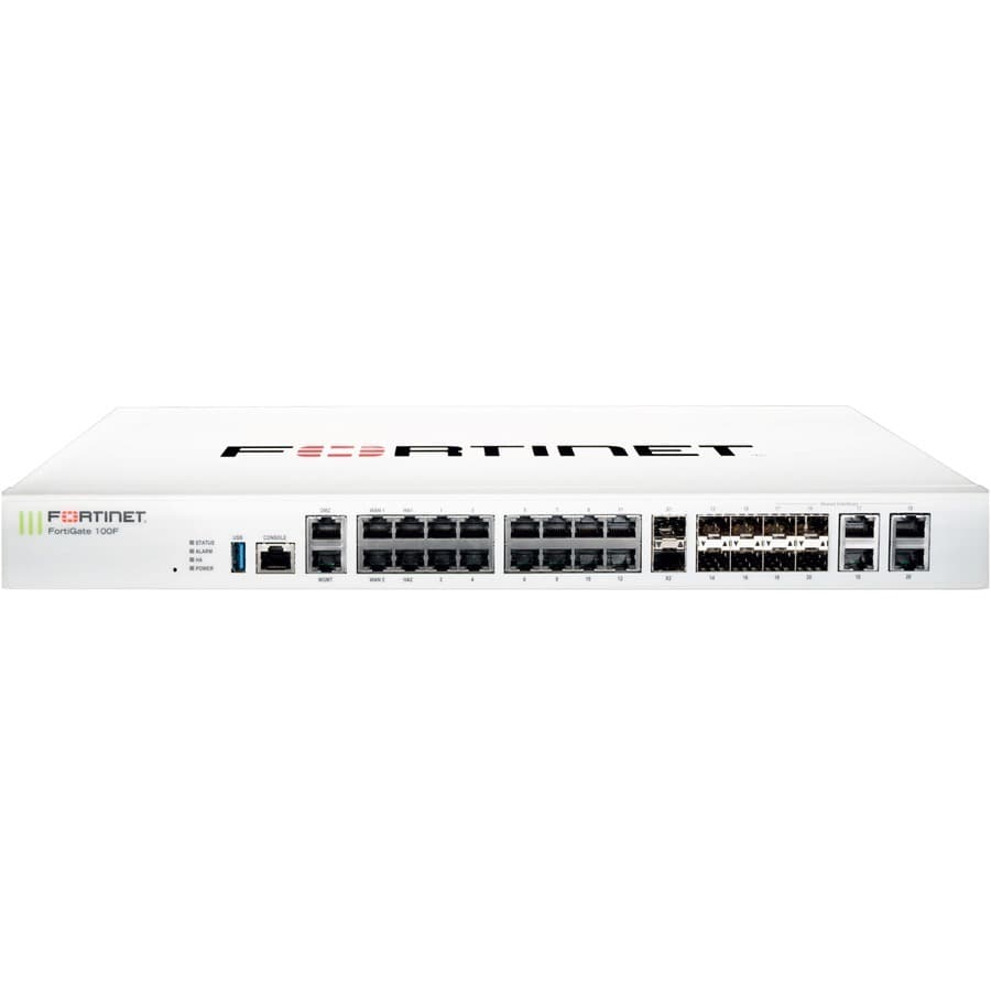 FortiGate 100F Fortinet Firewall Appliance 10 GbE | Enterprise Branch