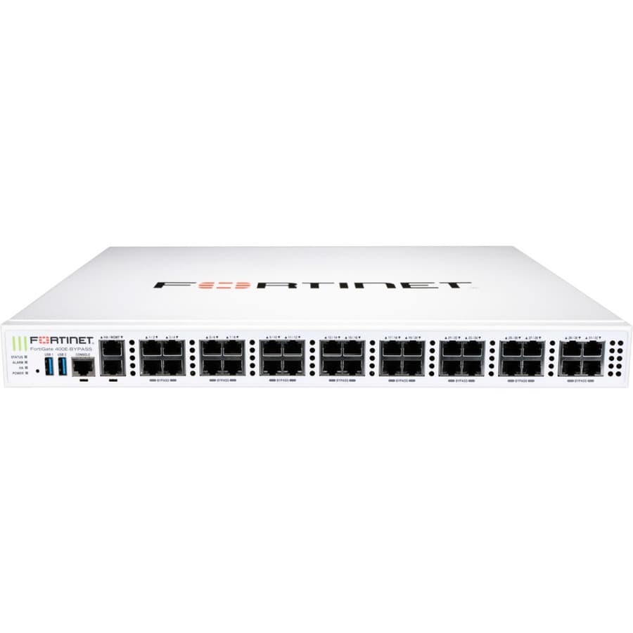 Fortinet FG-400E-BYPASS Firewall 32 x RJ45 | Bypass, Enterprise