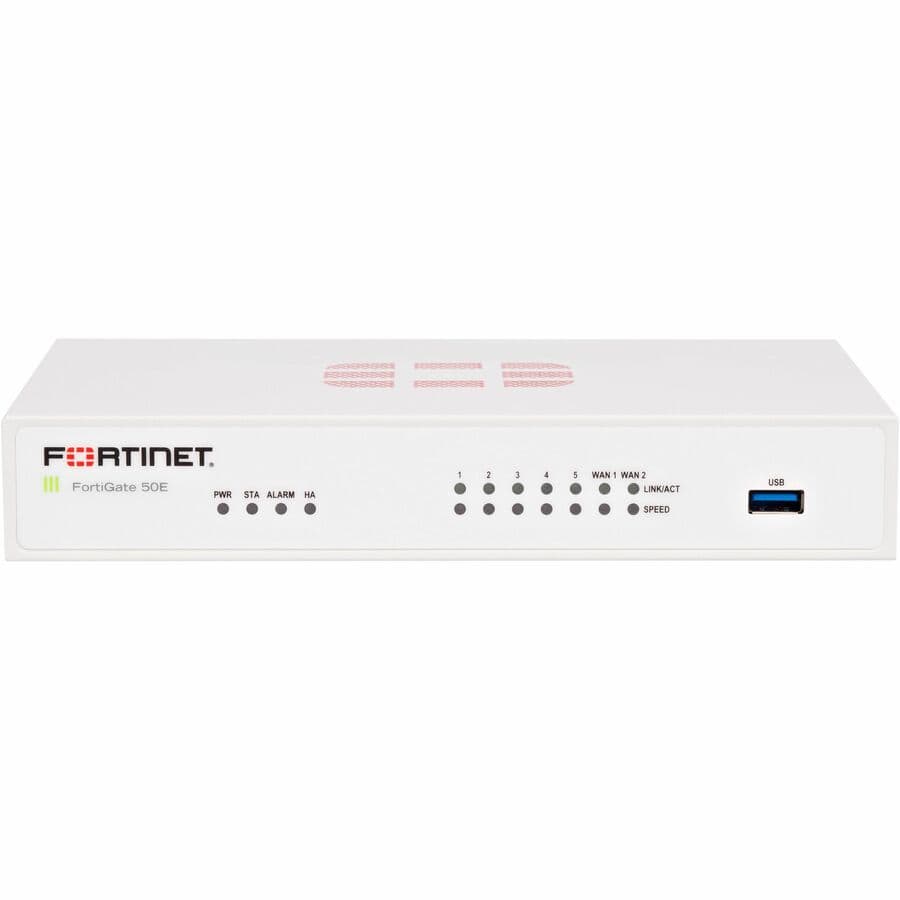 Fortinet FortiWiFi FWF-51E-P-BDL-964-12 1 Yr FortiCare | Firewall Security