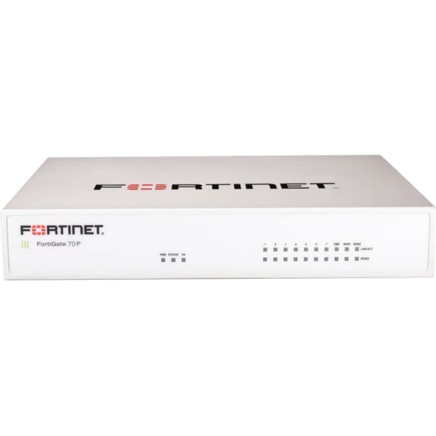 FortiGate-70F Fortinet FG-70F 10 GE RJ45 Ports | NGFW, Enterprise