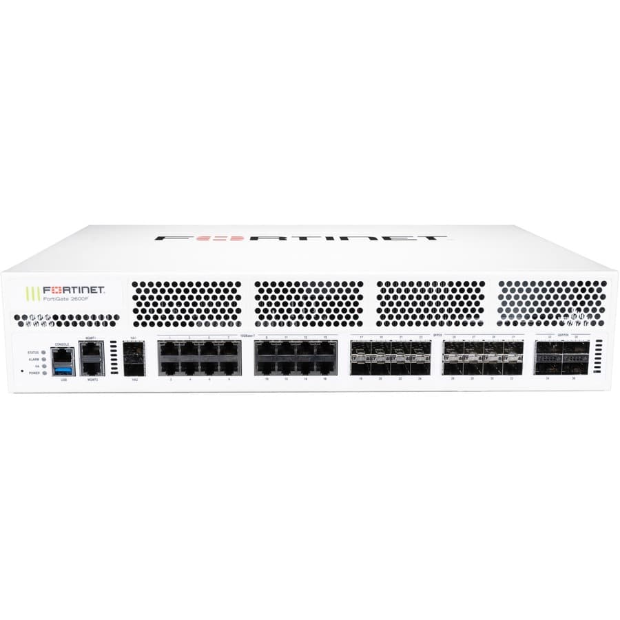 FortiGate 2600F EP 1YR Fortinet Firewall | Enterprise, Rack Mount