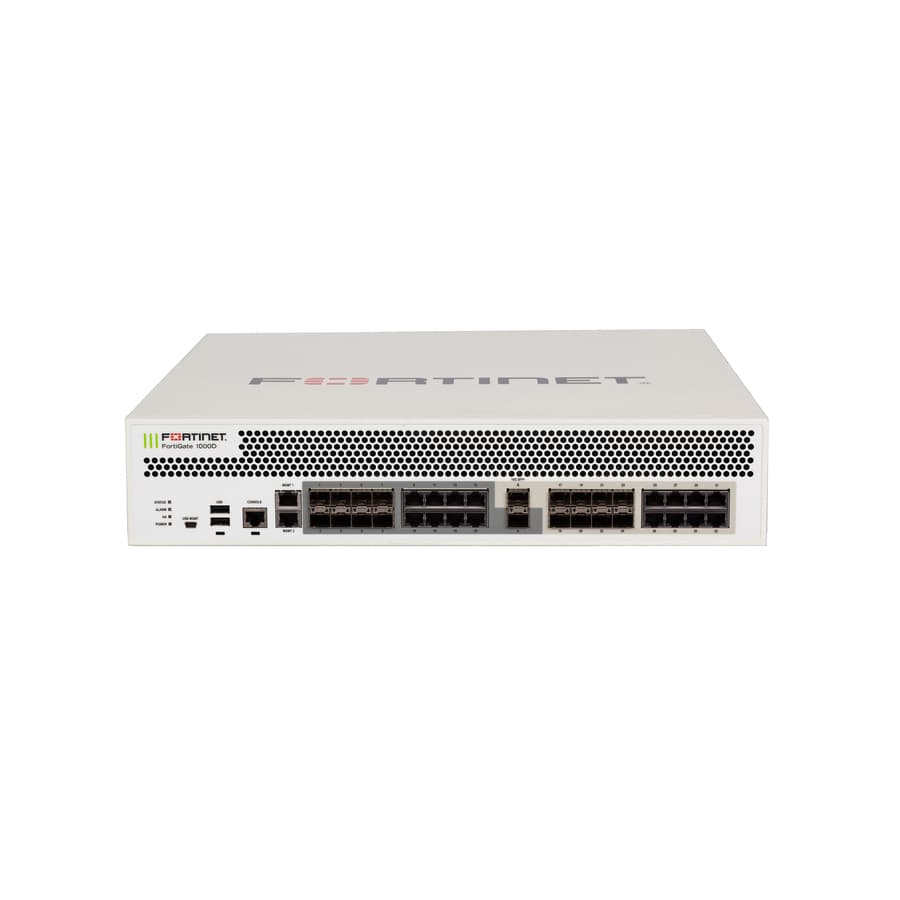 Fortinet FG-1000D hardware next-gen firewall appliance for enterprise perimeter security