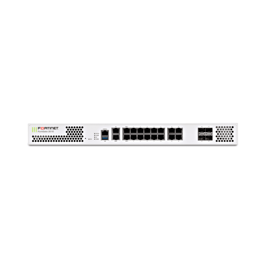 Fortinet FG-201E-LENC dedicated firewall appliance for enterprise edge security