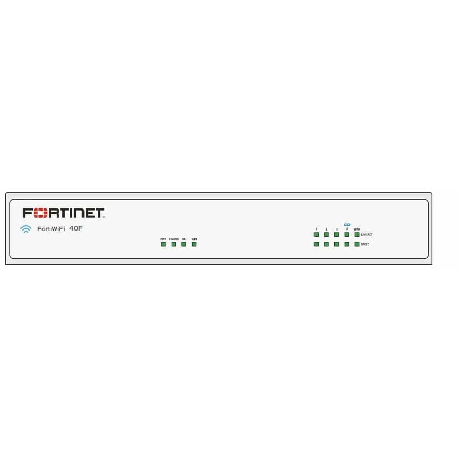Fortinet FortiWiFi 40F-S-BDL-964-12 firewall bundle with 1-year FortiCare Premium support