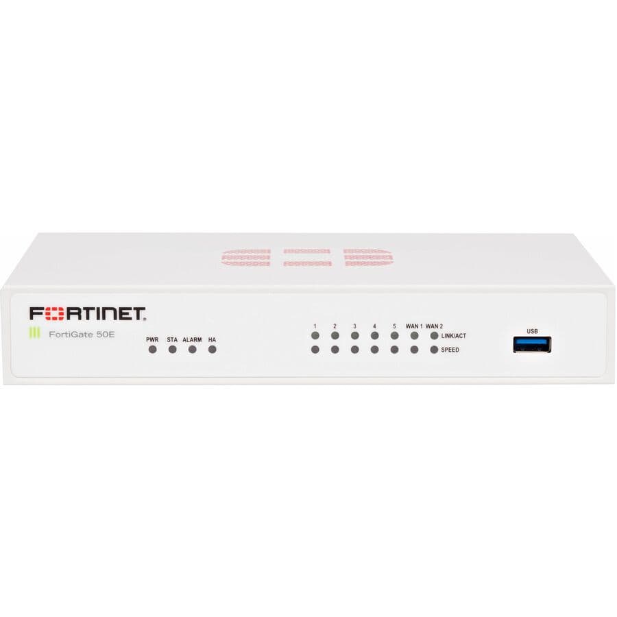 Fortinet FortiWiFi 51E firewall bundle with 1-year FortiCare Premium support and UTP services