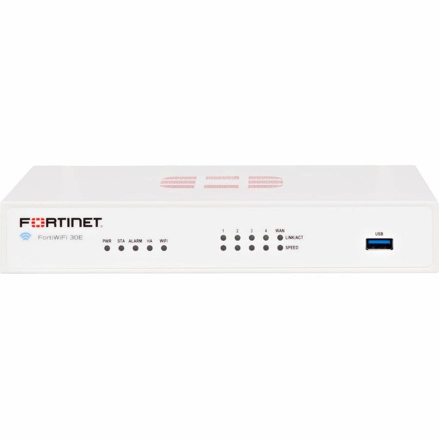 Fortinet FortiWiFi-30E Plus 1-year CSPP support bundle for small office firewall deployments