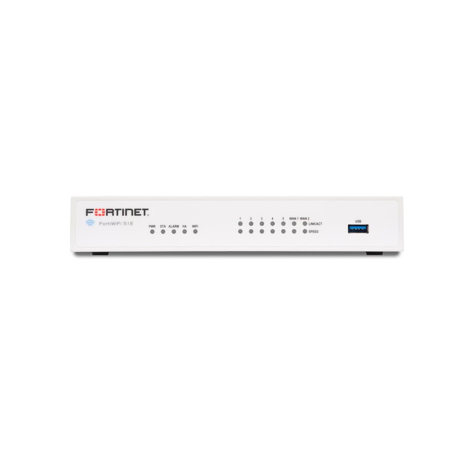 Fortinet FortiWiFi 51E 3-year FortiCare Premium UTP bundle for branch firewall security