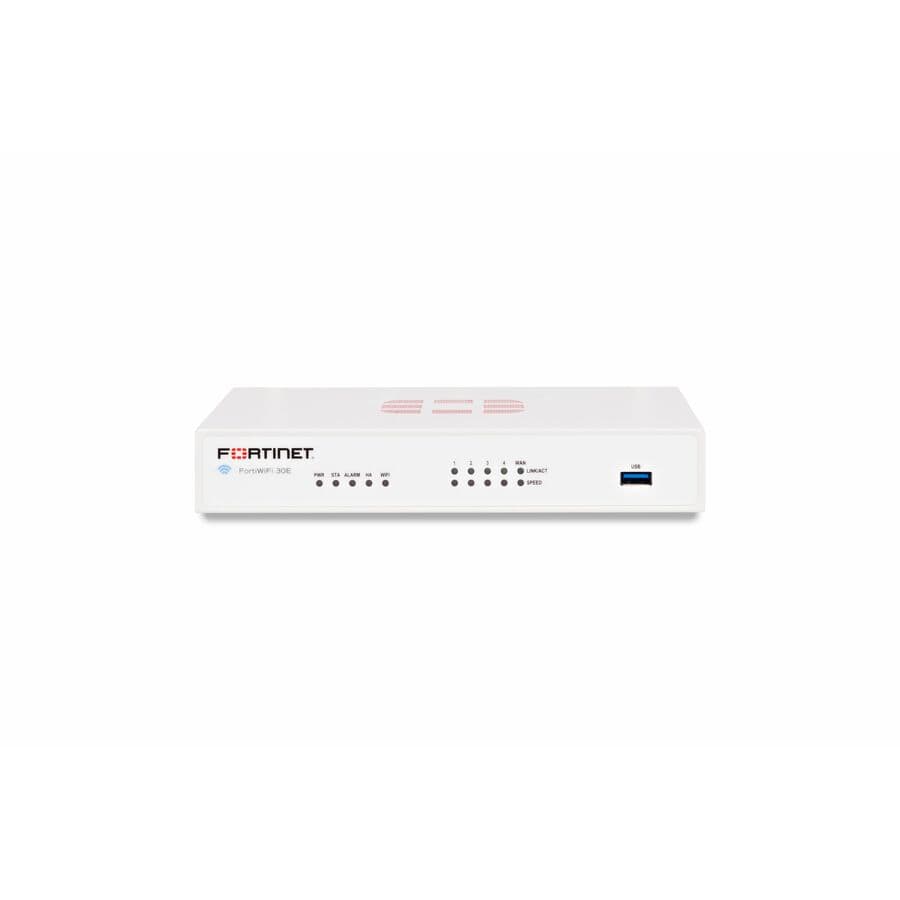 Fortinet FortiWiFi-30E Plus enterprise 1-year CSPP support bundle for branch firewall deployments