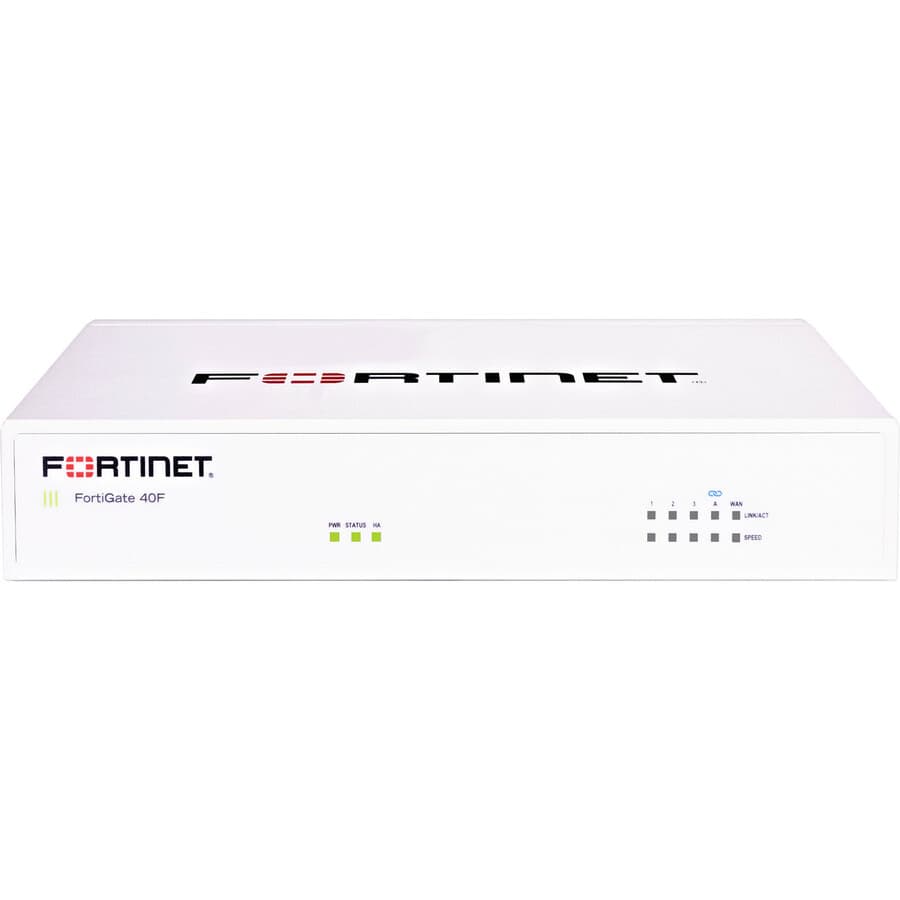 Fortinet FortiGate 40F 3G4G next-gen firewall appliance with bundled ATP support