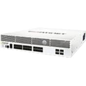 Fortinet FG-3400E-LENC enterprise firewall with 4 x 100 GE QSFP28 slots and 24 x 25 GE SFP28 slots