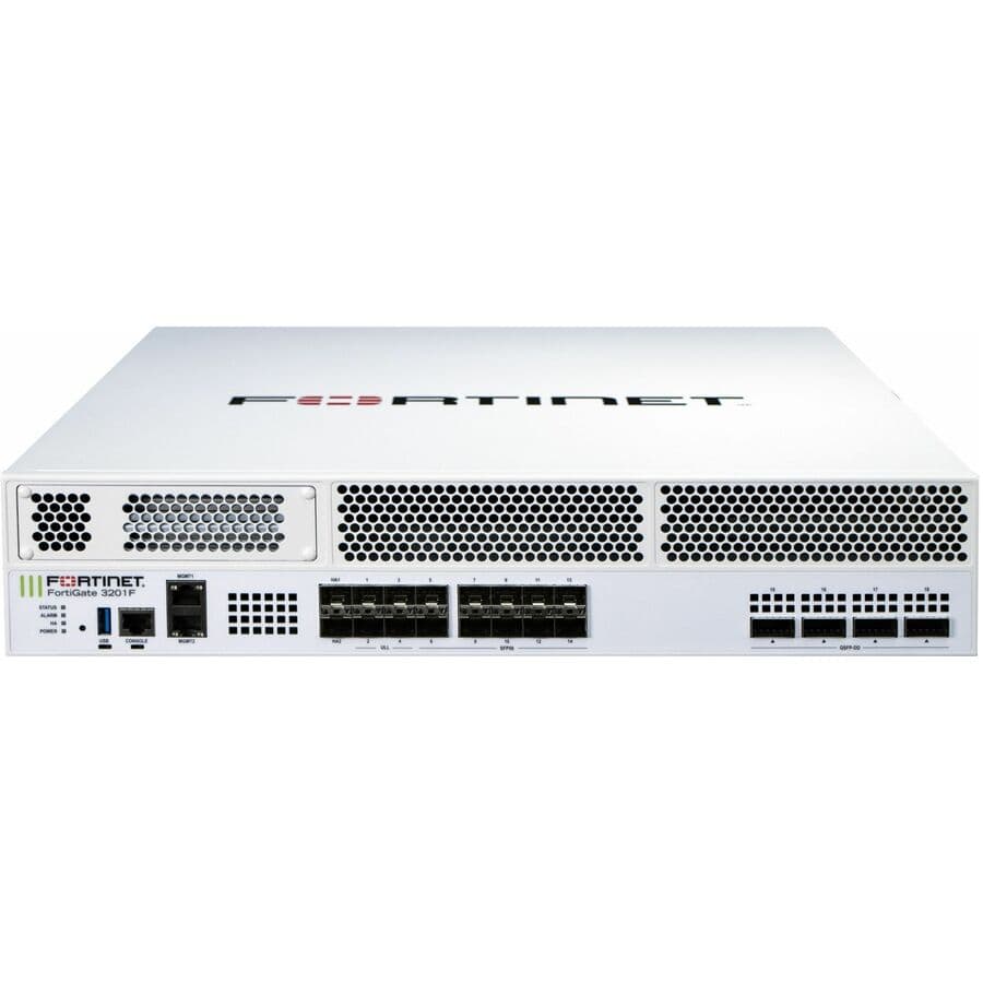 Fortinet FortiGate 3201F firewall bundle with 1-year FortiCare Premium and FortiGuard UTP