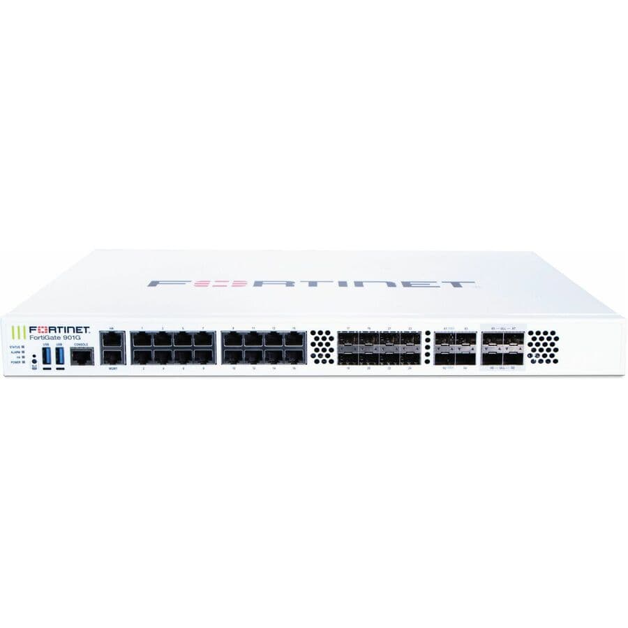 FortiGate 901G Fortinet firewall bundle with 3-year FortiCare Premium and FortiGuard UTP
