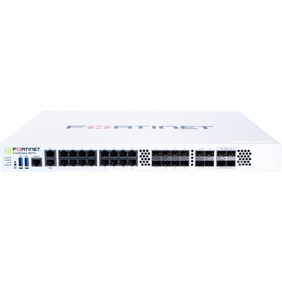 Fortinet FortiGate 901G UTP 5YR firewall appliance bundle with 5-year FortiCare Premium and FortiGuard UTP