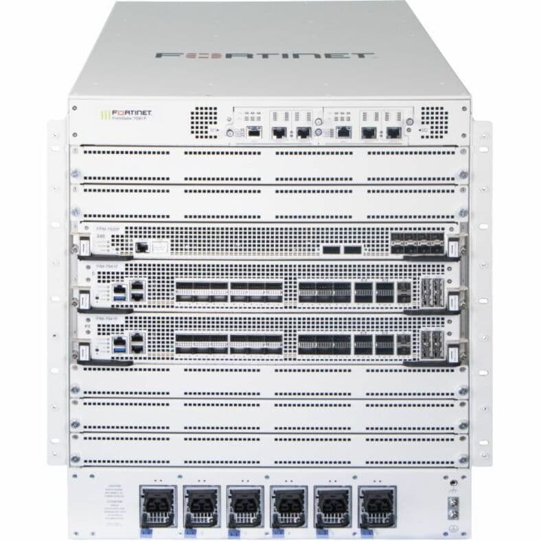 FortiGate 7081F UTP 3YR Fortinet enterprise firewall appliance with 3-year protection bundle