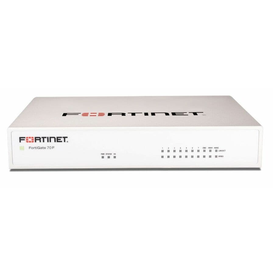 FortiGate 70F EP 1YR firewall bundle with FortiCare Premium and FortiGuard Enterprise Protection