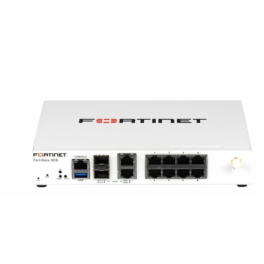 Fortinet FortiGate 90G DC EP 5YR next-gen firewall bundle for wired edge security